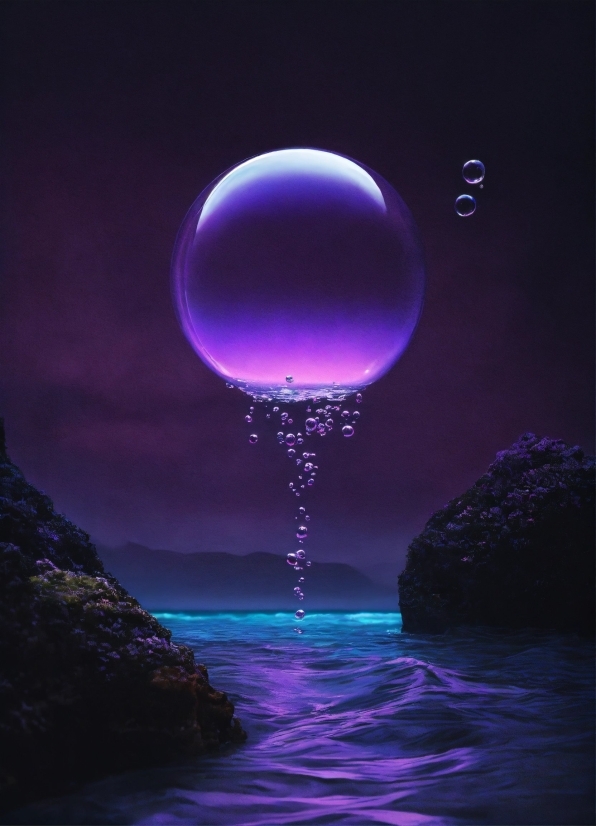 Atmosphere, Water, Liquid, Purple, Lighting, Violet