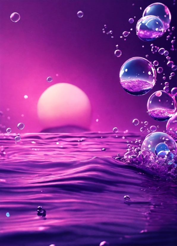 Atmosphere, Water, Liquid, Purple, Nature, Azure
