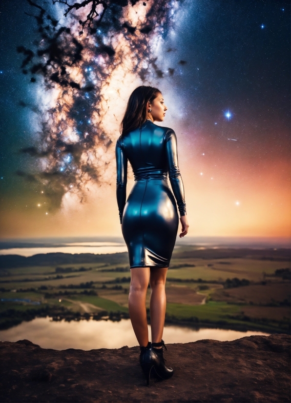 Background Wallpaper Aesthetic, Cloud, Sky, Water, Hairstyle, Atmosphere