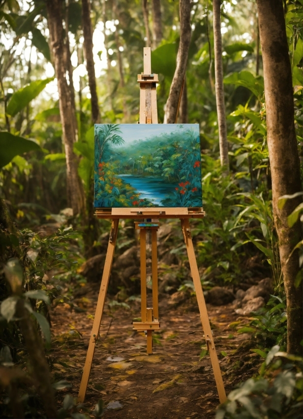 Beach Background Video Free Download, Plant, Easel, Wood, Tree, Paint