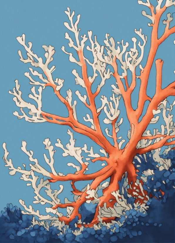 Blue, Azure, Twig, Branch, Tree, Organism