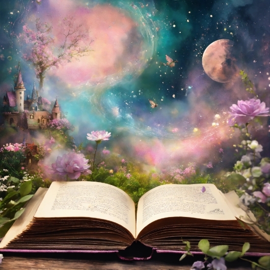 Book, World, Plant, Moon, Sky, Publication