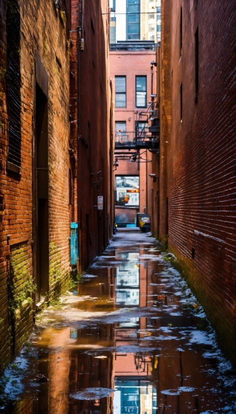 Bot Art Generator, Water, Road Surface, Building, Window, Body Of Water