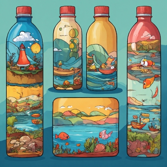 Bottle, Liquid, Organism, Fluid, Plastic Bottle, Solution