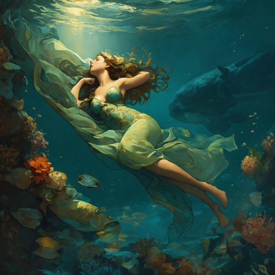 Butterfly Silhouette Clipart, Water, Underwater Diving, Azure, Underwater, People In Nature