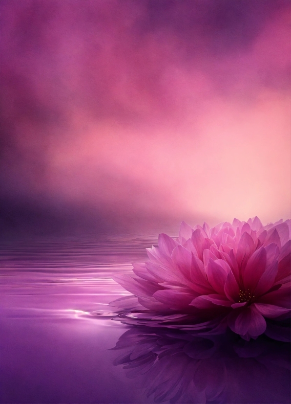 Cloud, Flower, Sky, Atmosphere, Plant, Purple