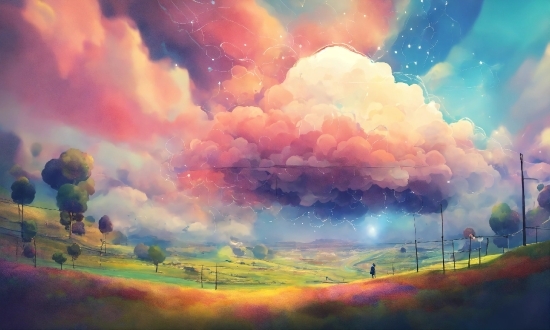 Cloud, Sky, Atmosphere, Daytime, Ecoregion, Paint