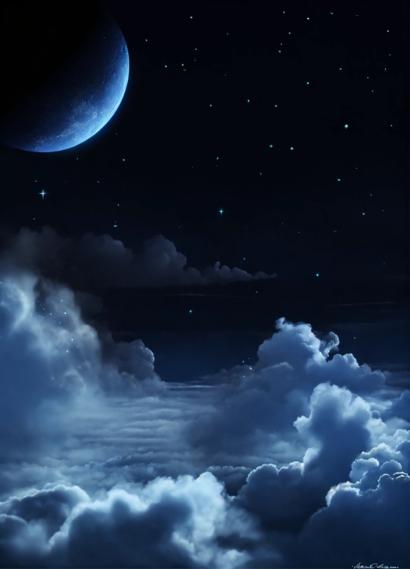 Cloud, Sky, Atmosphere, Moon, World, Natural Environment