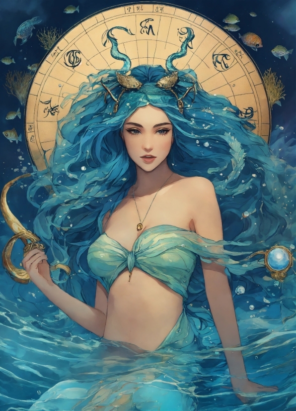 Computer Wallpaper Hd 4k, Hairstyle, Azure, Nature, Mythical Creature, Eyelash