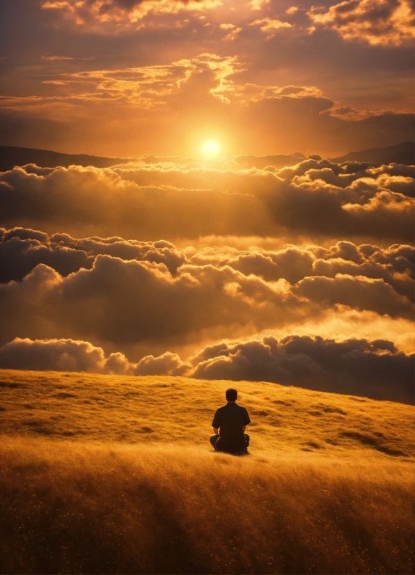 Copyright Free Background Images, Cloud, Sky, Atmosphere, Afterglow, People In Nature
