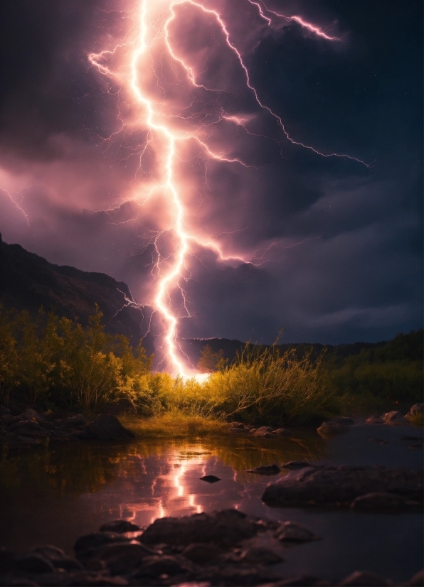 Cristiano Ronaldo Clips, Thunder, Lightning, Atmosphere, Cloud, Sky