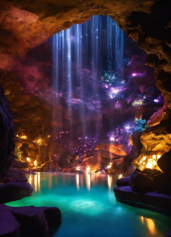 Deep Learning Image Generation, Water, World, Purple, Nature, Body Of Water