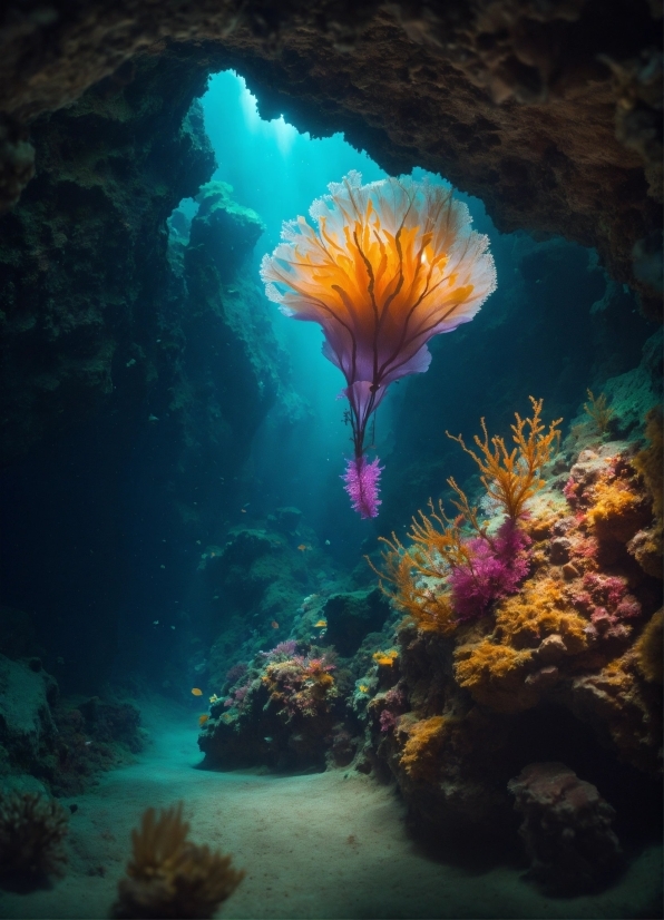 Demon Slayer 4k Wallpaper, Water, Organism, Body Of Water, Underwater, Aquatic Plant