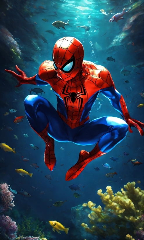 Desktop Wallpaper Bible Verse Free Download, Organism, Sleeve, Recreation, Electric Blue, Spider-man