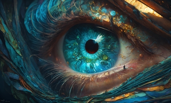 Eye, Eyelash, Green, Human Body, Iris, Art