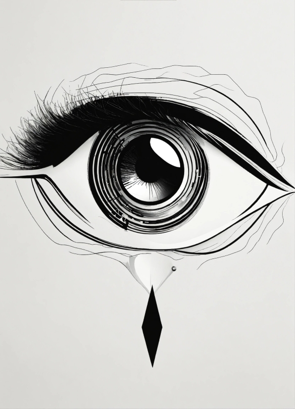 Eyelash, Human Body, Iris, Art, Drawing, Circle
