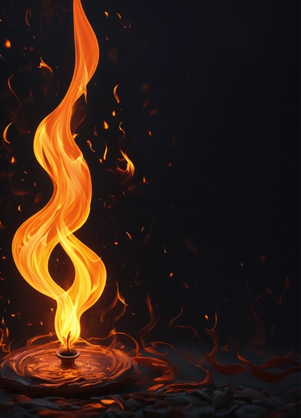 Fire, Flame, Heat, Art, Gas, Event