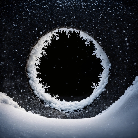 Flash Photography, Liquid, Astronomical Object, Circle, Snow, Science