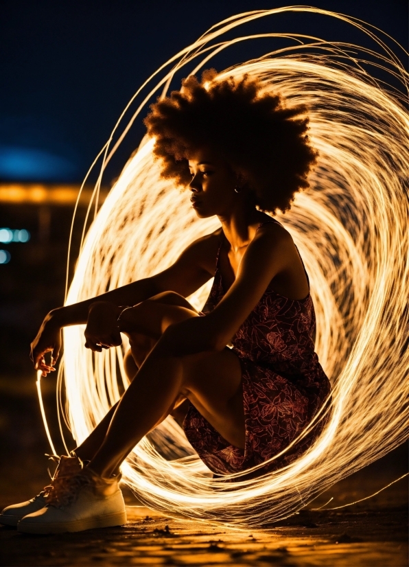 Flash Photography, People In Nature, Heat, Performing Arts, Entertainment, Fire