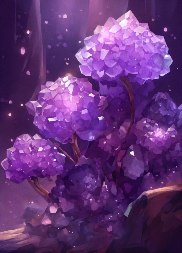 Flower, Plant, Purple, Light, Petal, Violet