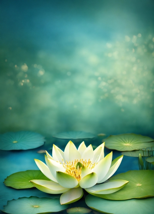 Flower, Plant, Sky, Cloud, Nature, Sacred Lotus