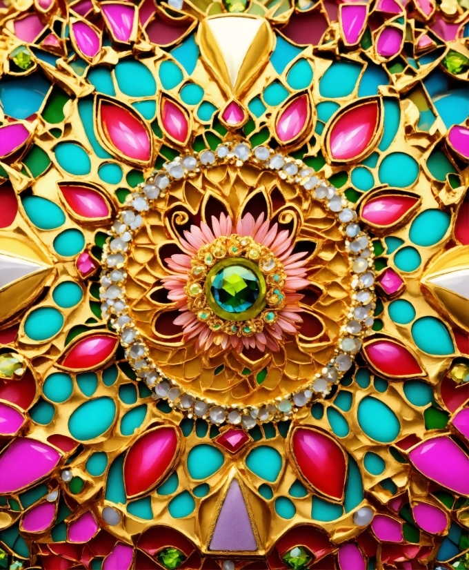 Flower, Textile, Art, Creative Arts, Symmetry, Petal