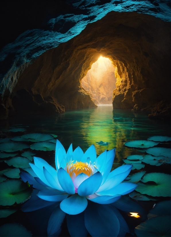 Flower, Water, Plant, Photograph, Lotus, Light