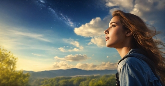 Free 3d Illustrations For Websites, Cloud, Sky, People In Nature, Flash Photography, Happy