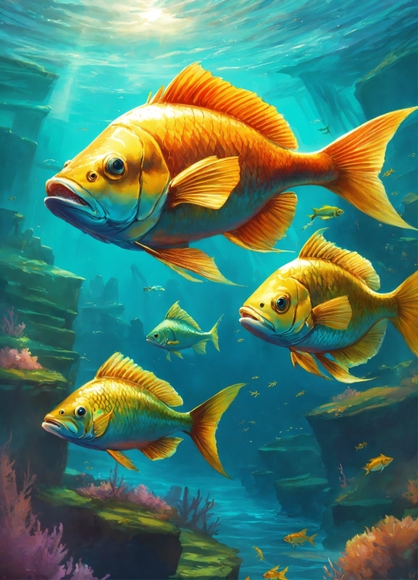 Free Christmas Screensavers For Desktop, Water, Vertebrate, Nature, Natural Environment, Underwater