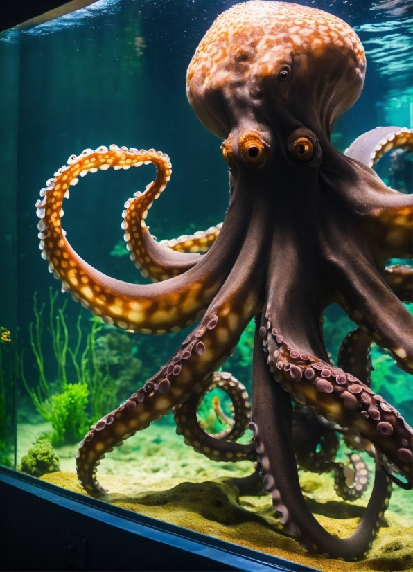 Free Editable Christening Tarpaulin Layout, Water, Octopus, Marine Invertebrates, Plant, Giant Pacific Octopus