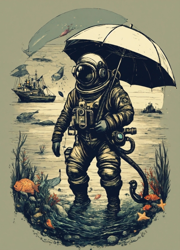 Free Fire Love Photo 2022, Water, Umbrella, Art, Plant, Painting