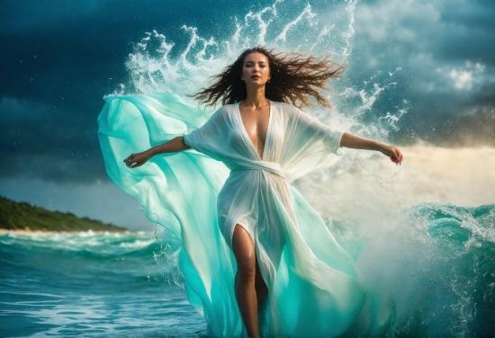 Free Green Screen Video Backgrounds, Water, Sky, Mythical Creature, People In Nature, Cloud