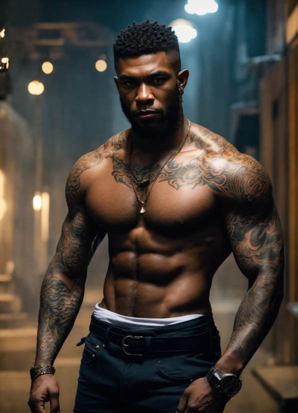 Free Online Ai Image Generator, Joint, Hairstyle, Arm, Shoulder, Muscle