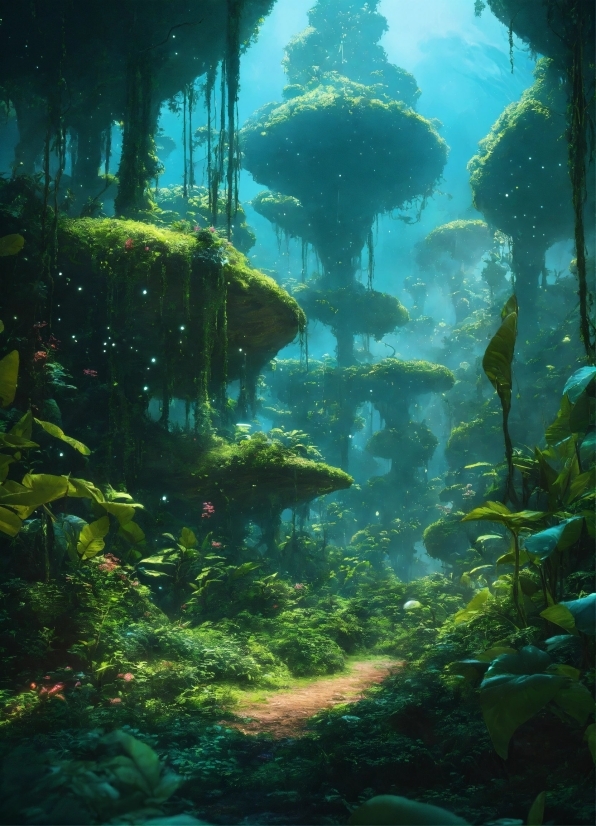 Free Ungraded Footage, Water, Plant, Green, Underwater, Organism