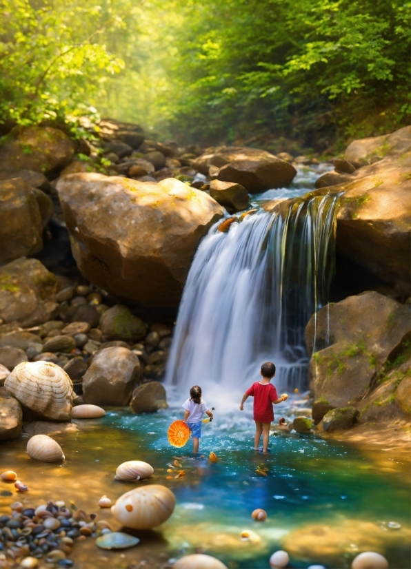 Free Youtube Background Play, Water, Water Resources, Plant, Fluvial Landforms Of Streams, Light