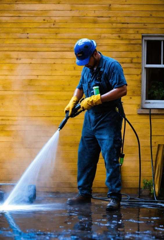 Generate Image From Ai, Water, Window, Workwear, Cleanliness, Wood