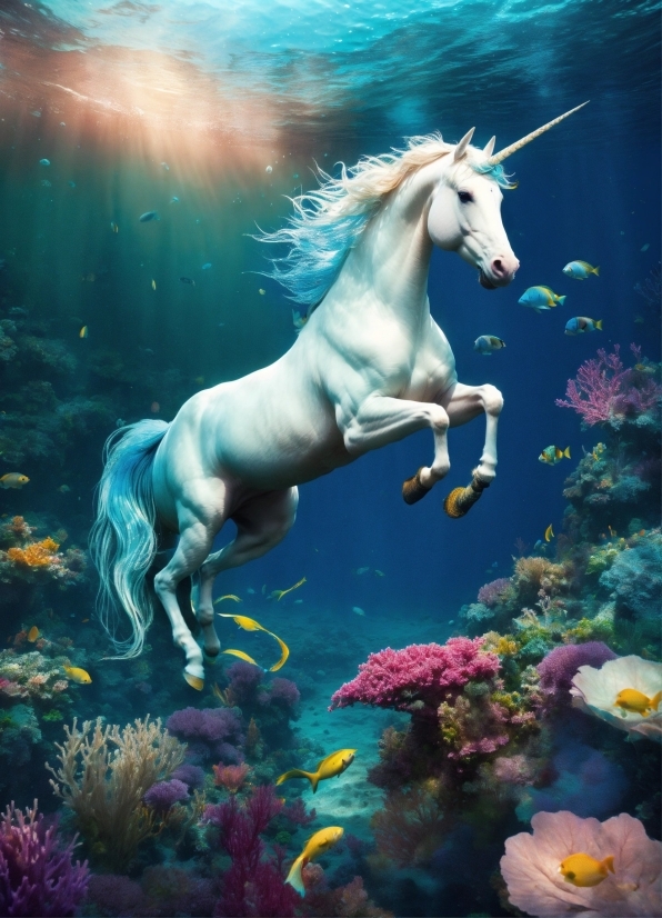 Horse, Water, Light, Plant, Natural Environment, Organism