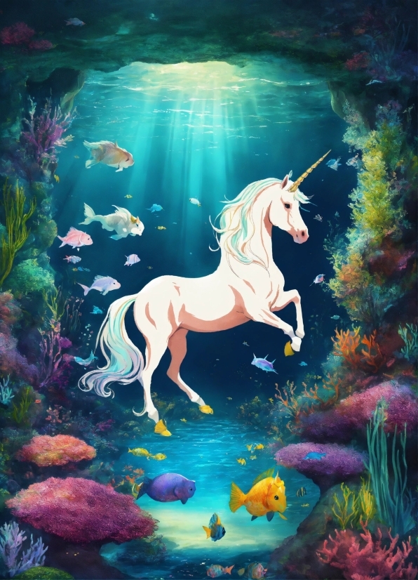 Horse, Water, Vertebrate, Plant, Organism, Mythical Creature