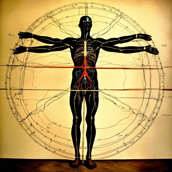 Human Anatomy, Art, Nerve, Font, Painting, Symmetry