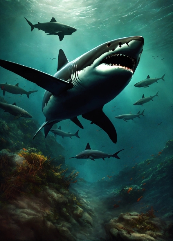 Jesus Hd Wallpaper 4k, Water, Requiem Shark, Vertebrate, Nature, Fin