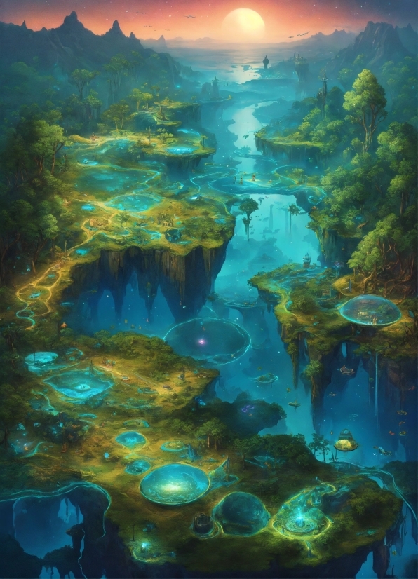 Lensa Ai Image Generator, Water, Water Resources, Ecoregion, Sky, Natural Landscape