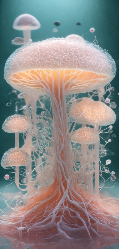 Light, Organism, Art, Mushroom, Marine Invertebrates, Terrestrial Plant