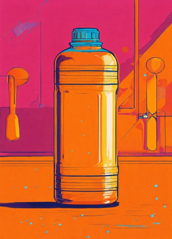 Liquid, Drinkware, Bottle, Orange, Fluid, Plastic Bottle