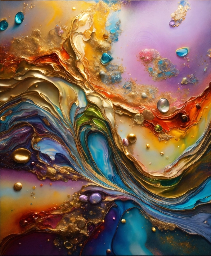 Liquid, Water, Fluid, Art, Painting, Geological Phenomenon