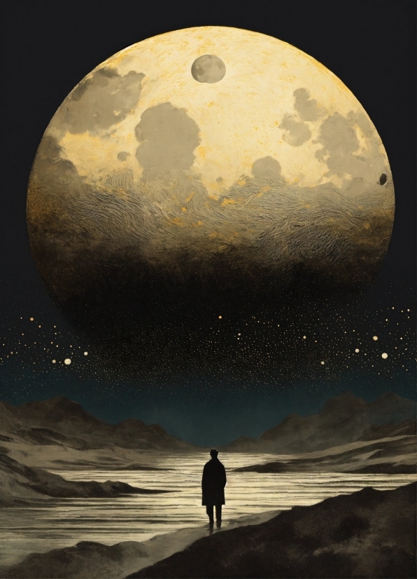 Logomaker The Hoth, Atmosphere, Photograph, Sky, World, Moon