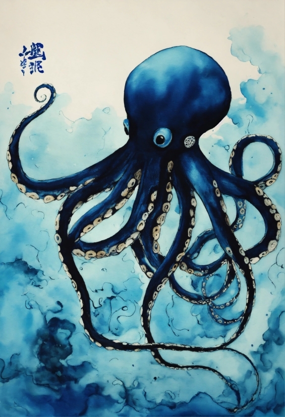 Marine Invertebrates, Blue, Cephalopod, Organism, Octopus, Octopus