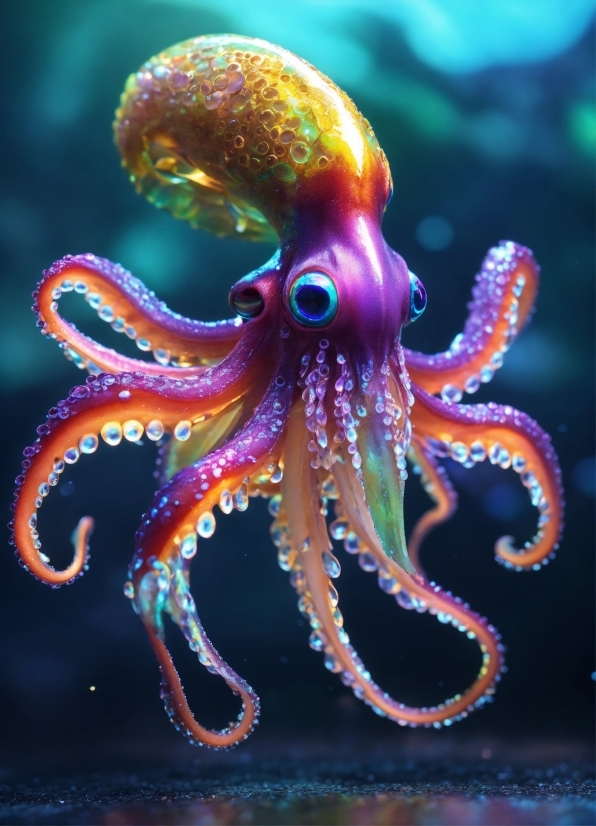 Marine Invertebrates, Cephalopod, Organism, Underwater, Octopus, Pink