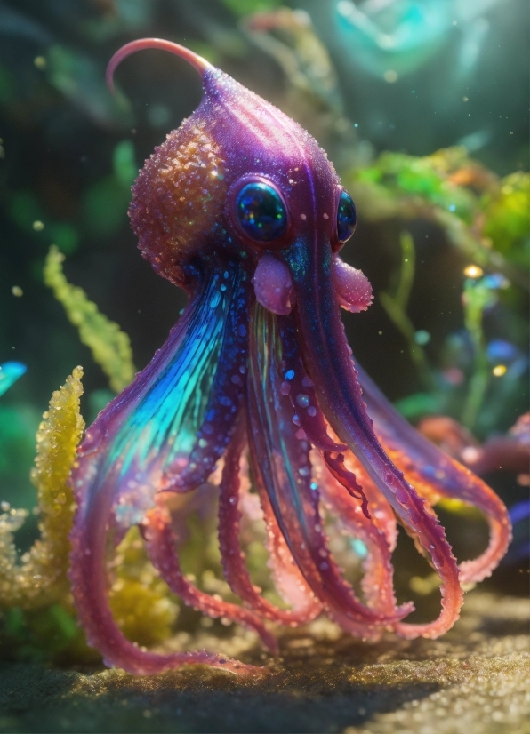 Marine Invertebrates, Organism, Octopus, Cephalopod, Terrestrial Plant, Underwater