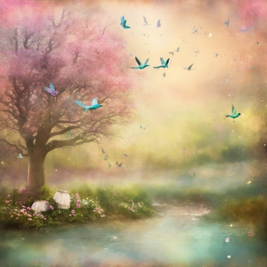 Meta Ai Make A Video, Atmosphere, Plant, Leaf, Bird, Branch