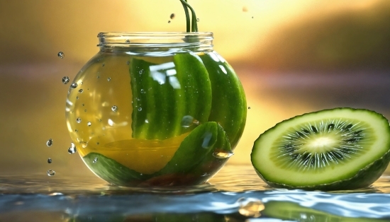 Midjourney Image Prompt, Water, Liquid, Fruit, Plant, Drinkware